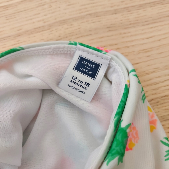 Baby Girl's Janie and Jack One Piece Swimsuit - Picture 3 of 3